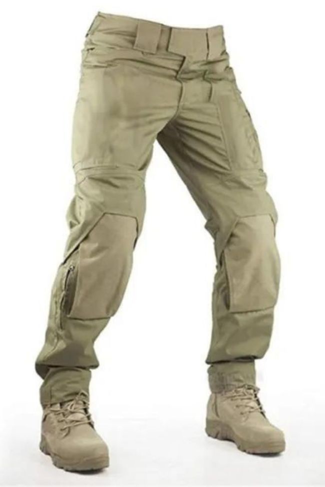 Men's Waist Velcro Multi-pocket Tactical Cargo Trousers
