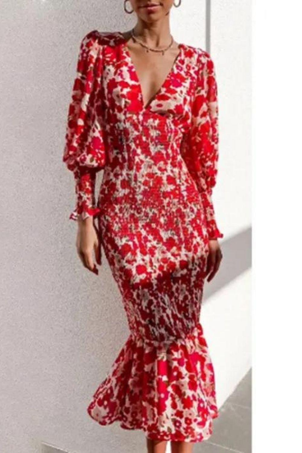 Elegant Mermaid Maxi Dress