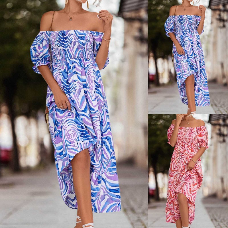 Sexy Elegant Floral Print Boho Loose Maxi Dress