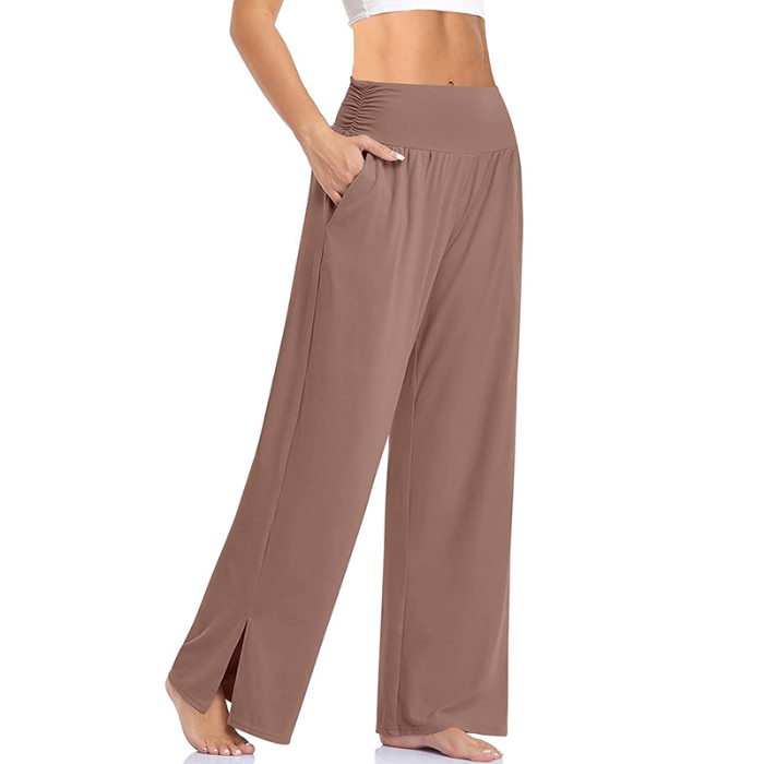 Solid Color Casual Comfortable Loose Fashion Pants Straight Sweatpants