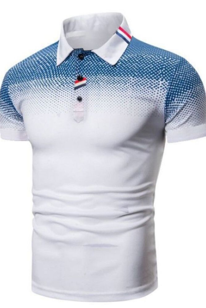 Fashion Short Sleeve Polo Shirt Men's Business T Shirts