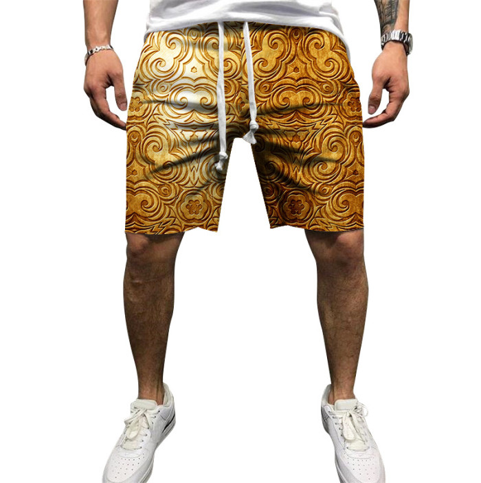 Men's Fashion Print Beach Vacation Casual Shorts