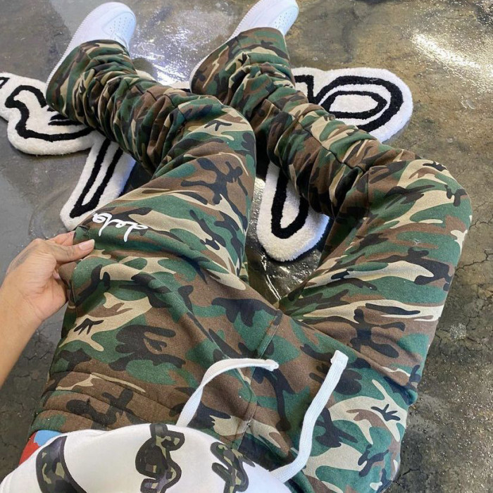 Men's Fashion Camouflage Casual Print Fashion Pants