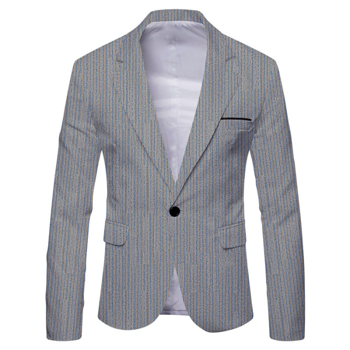 Fashion Men's Casual Suit Blazer Tops