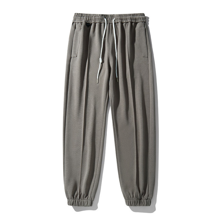 Men's Bottoms Fashion Solid Color Loose Casual Trousers