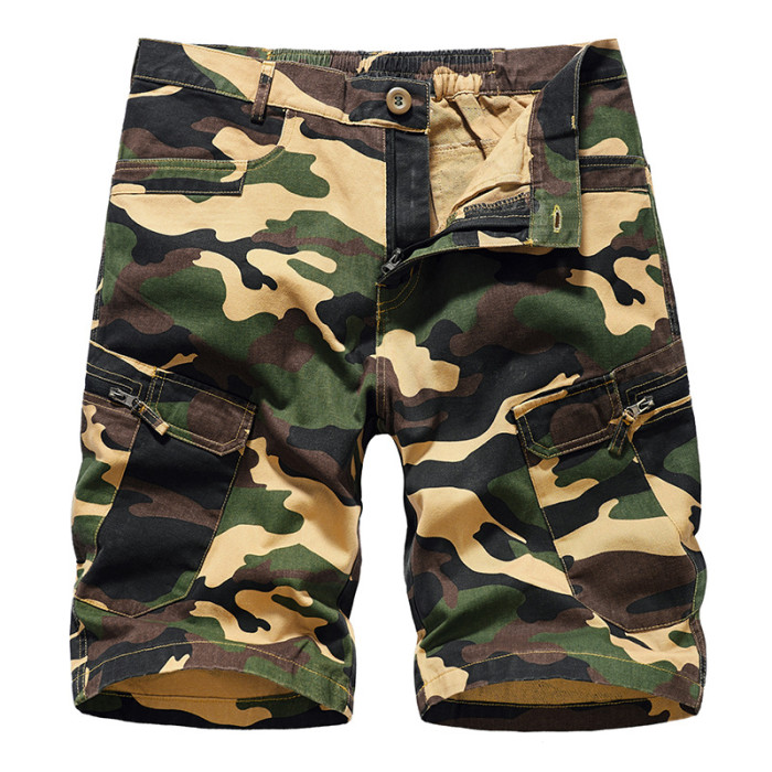 Men's Stylish Casual Camouflage Pocket Cargo Shorts