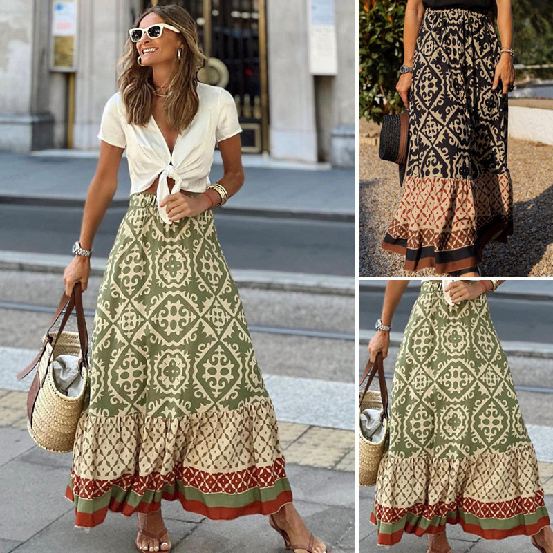 Stylish Casual Loose Panel Skirt