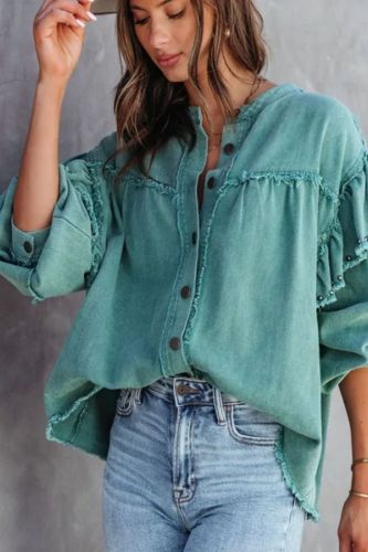 New Stylish Long-sleeved Shirt Top