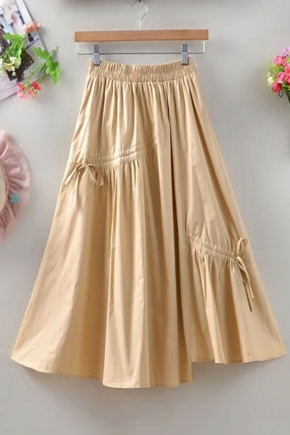 Solid Color Split Irregular Dress Dress Skirt