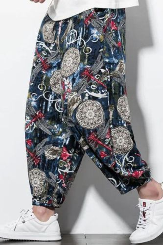 Fashion Casual Men's Jogging Slim Printed Harem Pants