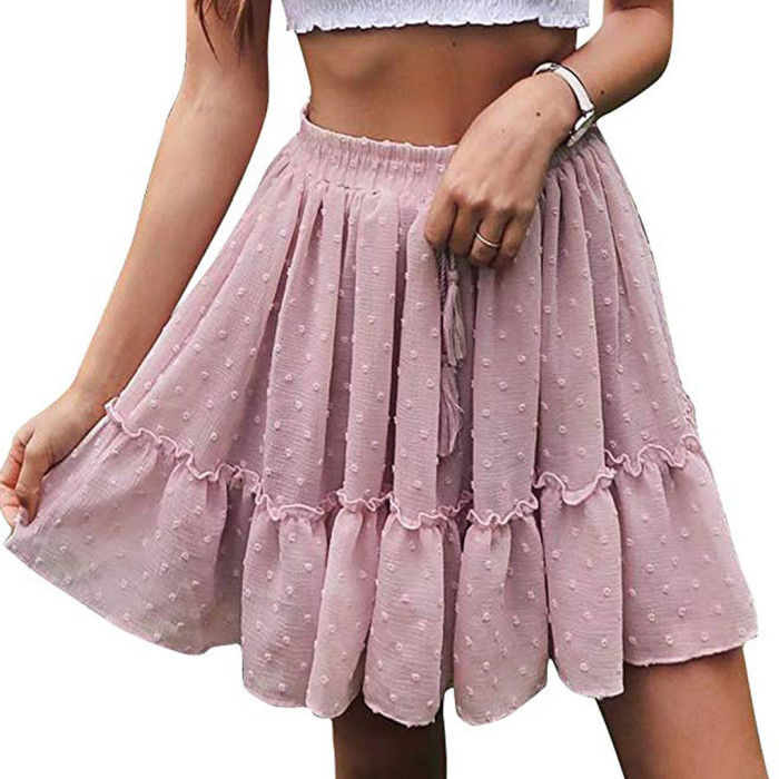 Women's Mini Cute Ruffled Casual Skirts