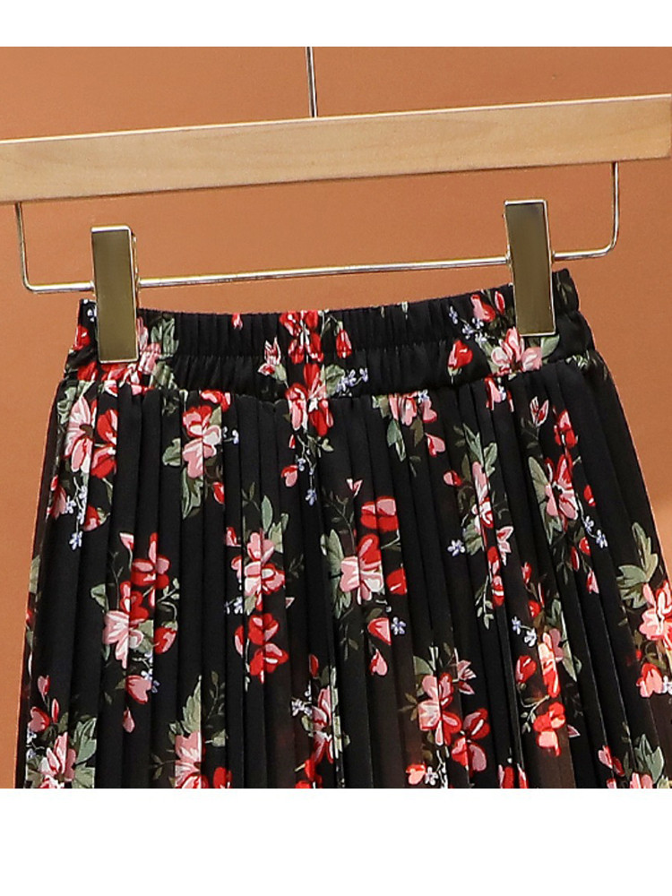 Elegant High Waist Fringe Hem Skirt - Perfect for Spring & Summer main image 0