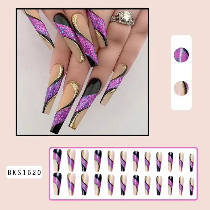 Sequenant Black Gold Blast Flashing Disassembly Nails
