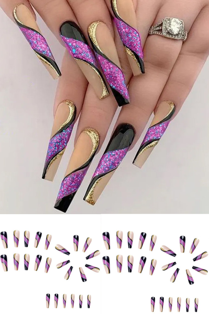 Sequenant Black Gold Blast Flashing Disassembly Nails