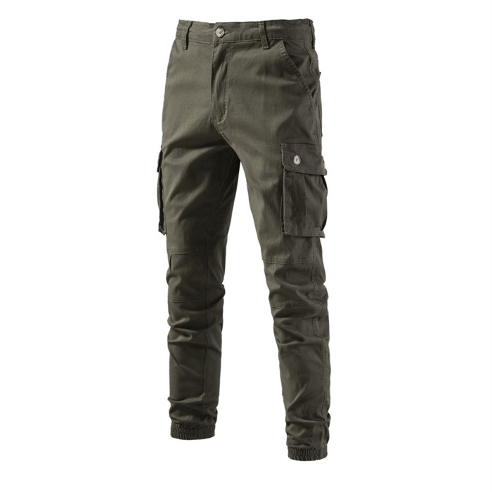 Men's Waterproof Workwear Breathable Casual Solid Color Trousers