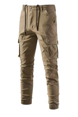 Men's Waterproof Workwear Breathable Casual Solid Color Trousers