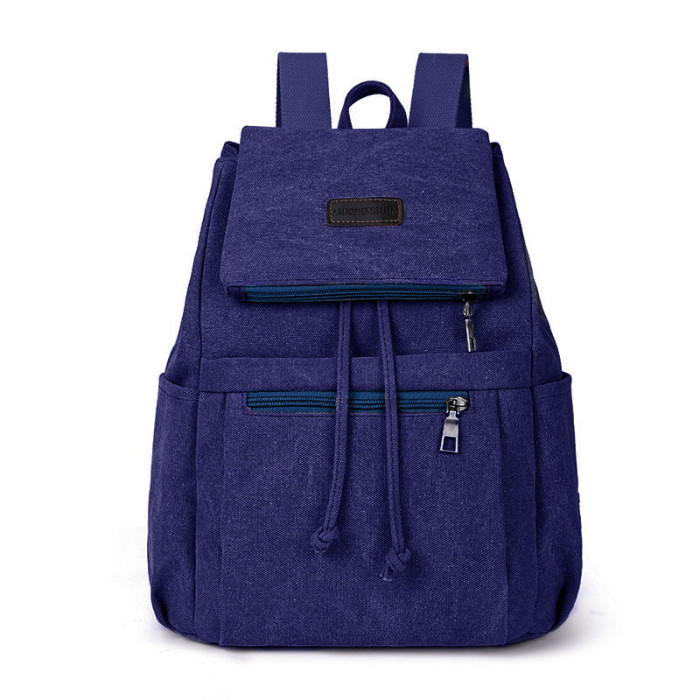 Canvas Ladies Fashion Boy Student Retro Backpack
