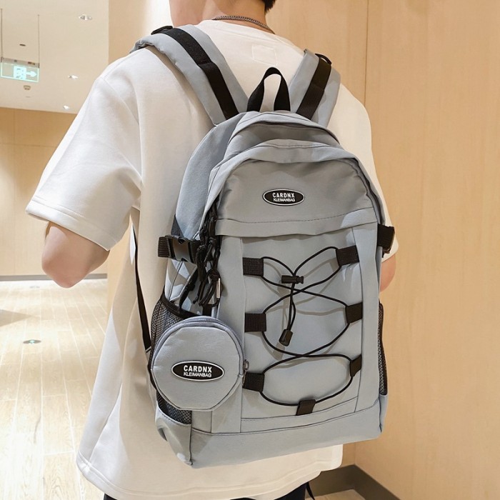 Fashion Casual Simple Harajuku School Bag Large Capacity Backpack