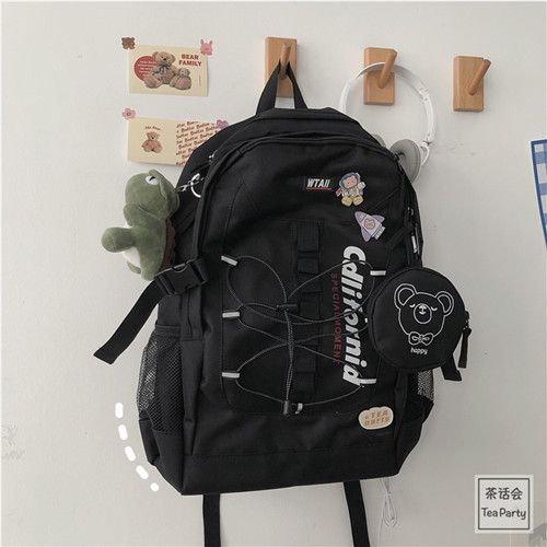 Fashionable Harajuku High School Student Tooling Backpack