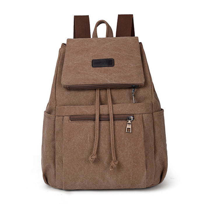 Canvas Ladies Fashion Boy Student Retro Backpack