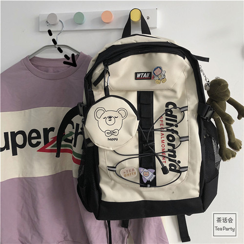 Fashionable Harajuku High School Student Tooling Backpack