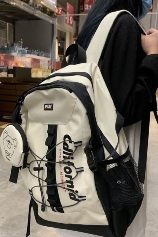 Fashionable Harajuku High School Student Tooling Backpack