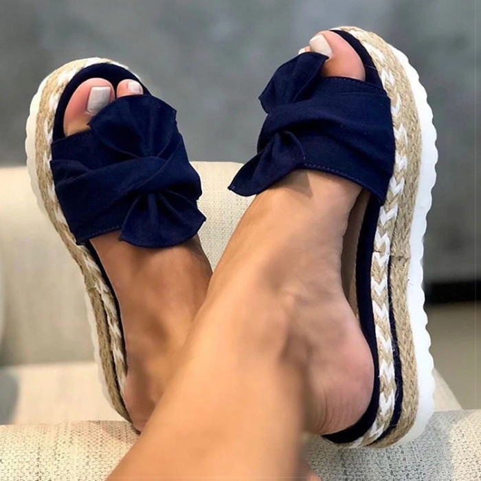 Women Fashion Casual Platform Wedge Slipper Sandals
