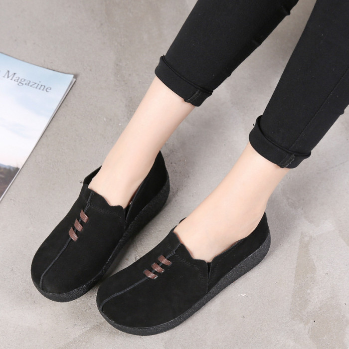 Women's Shoes Wedge Flat Outdoor Comfortable Casual Thick Soled Sneakers
