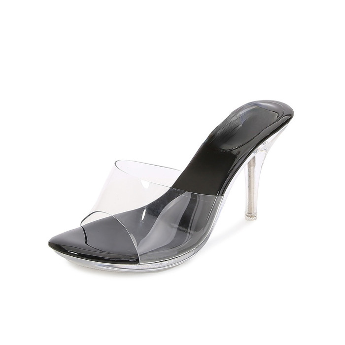 Women's Stiletto Summer Luxurious Sexy Transparent Strap Design Heel Sandals