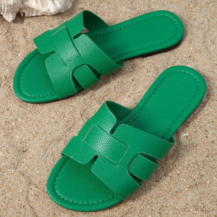 Women's Beach Flip Flops Flat Sandals Slippers