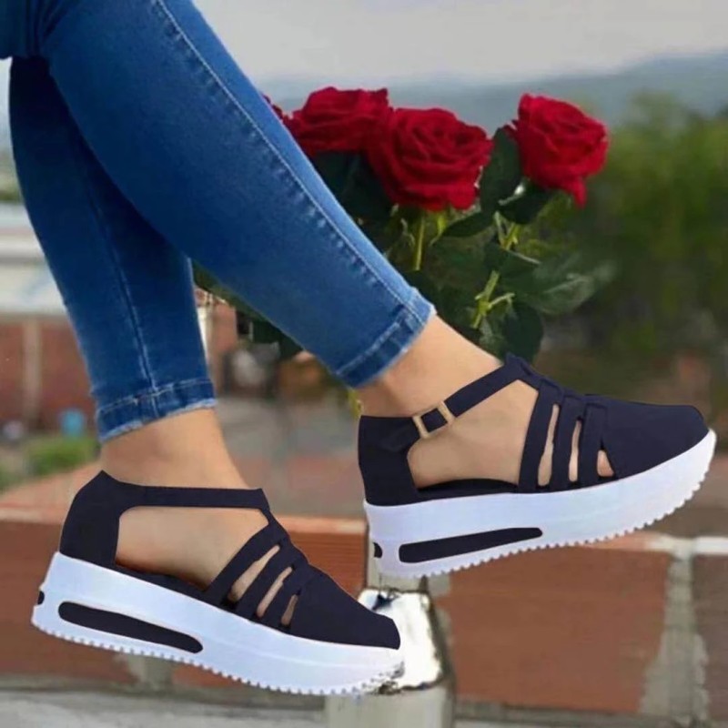 Women's Fashion Open Toe Comfort Wedge Platform Sports Sandals