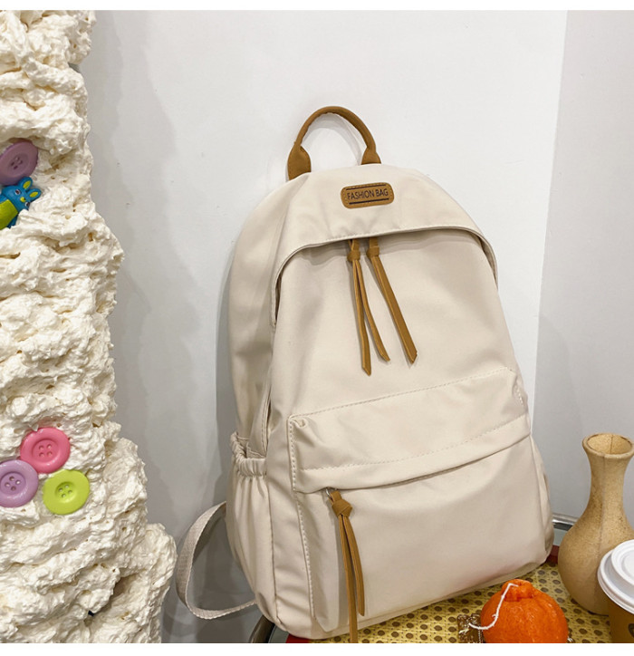 New School Bag Women Casual Fashion Large Capacity Multi-Pocket Backpack
