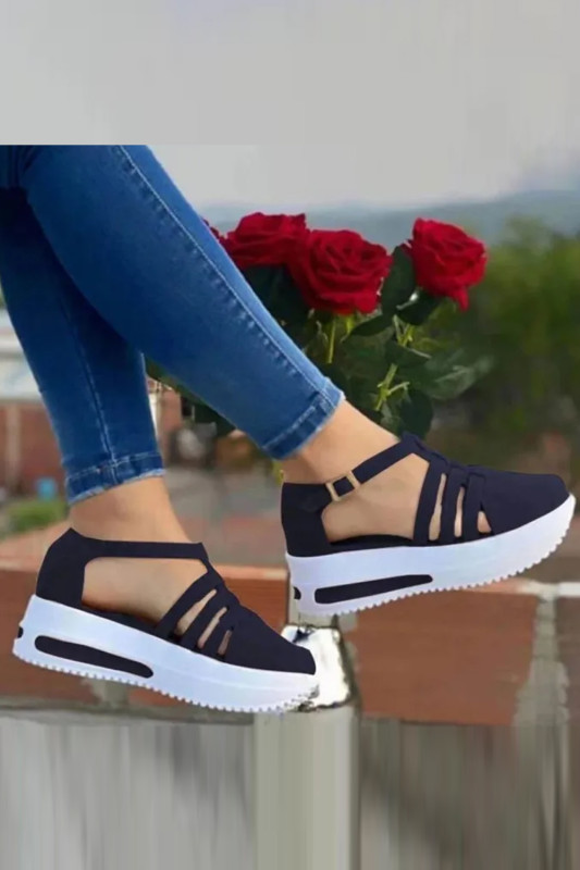 Women's Fashion Open Toe Comfort Wedge Platform Sports Sandals