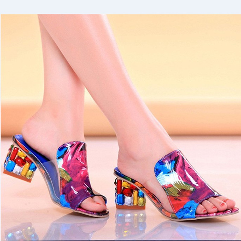 Women's Shoes Fashion Casual Party Open Toe Square Heel Sandals
