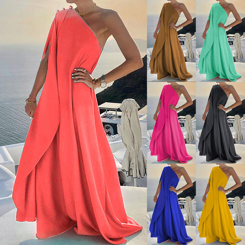 Sexy Elegant Wedding Party Loose Sleeveless Maxi Dress