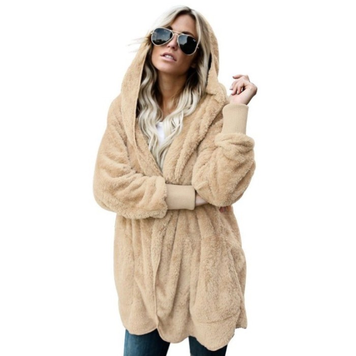 Womens Long Sleeve Hooded Cardigans Coats