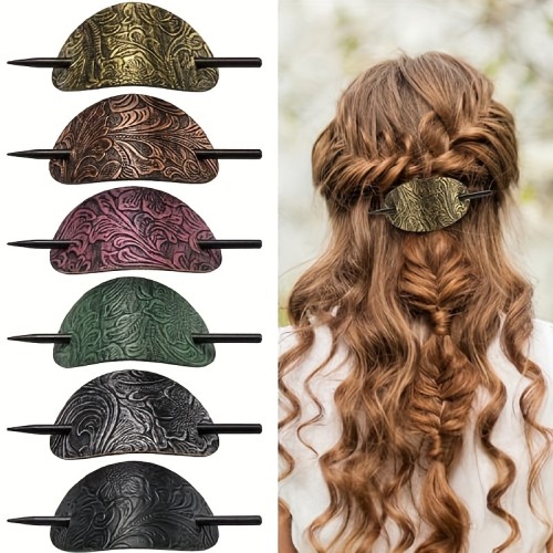 Bohemian Hair Barrette: Stylish Holders for Ponytails and Updos