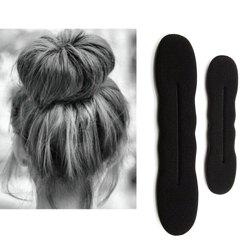 Sponge Dish Hair Device Female Black Pill Head Lazy Fluffy Simple Flower Breed Head Dish Hair Ring Tie Hair Artifact