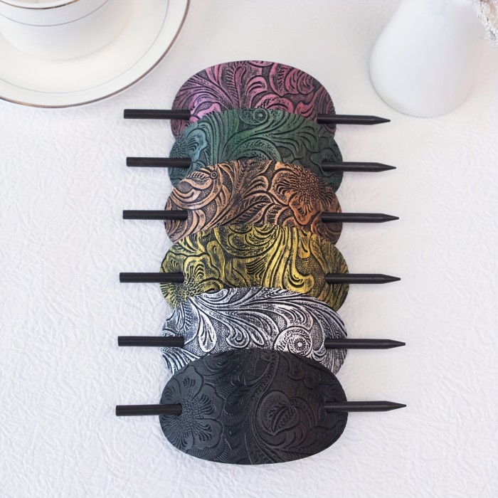 Bohemian Hair Barrette: Stylish Holders for Ponytails and Updos
