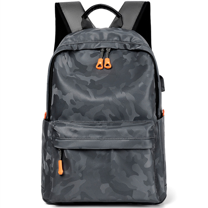 1pc Student Casual Backpack Men's And Women's Universal Computer Backpack Camouflage Backpack