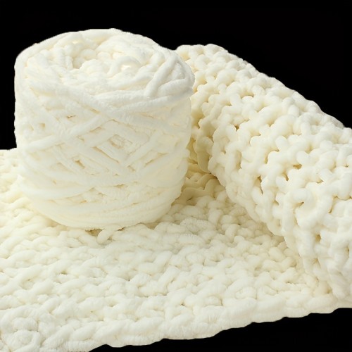 1bag Lover Scarf Material Bag, Ice Bar Thick Wool Ball, Suitable For Diy Weaving Self-woven Scarf Wool Making For Boyfriend Girlfriend Gift