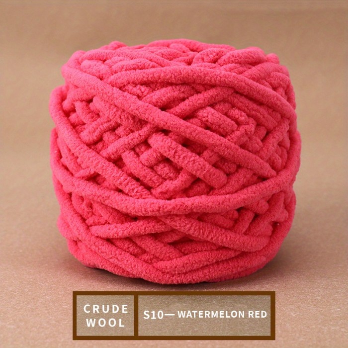 1bag Lover Scarf Material Bag, Ice Bar Thick Wool Ball, Suitable For Diy Weaving Self-woven Scarf Wool Making For Boyfriend Girlfriend Gift