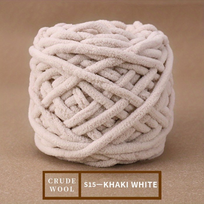 1bag Lover Scarf Material Bag, Ice Bar Thick Wool Ball, Suitable For Diy Weaving Self-woven Scarf Wool Making For Boyfriend Girlfriend Gift