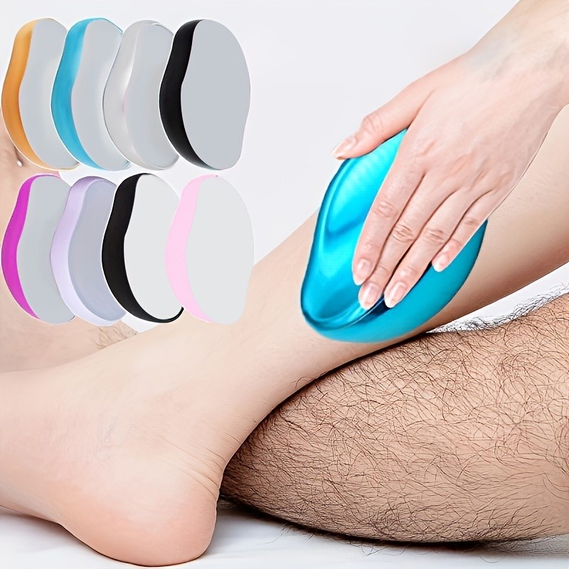 Reusable Crystal Hair Eraser For Women Legs - Magic Painless Hair Remover Without Shaving Skin Exfoliator Tool,Washable Nano Hair Removal For Smooth Skin Effect Gifts