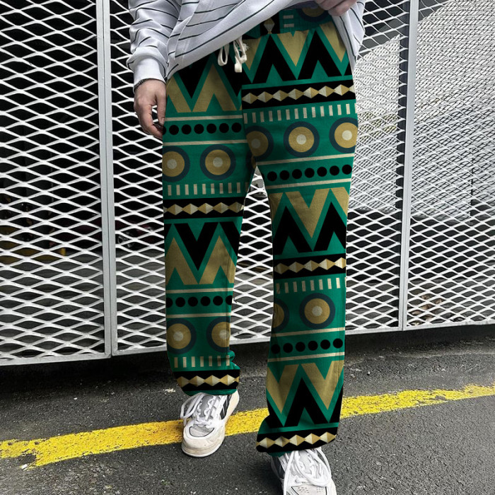 Men's Printed Loose Ethnic Casual Pants