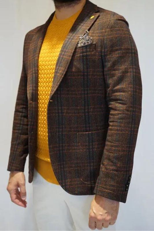 Fashion Formal Casual Suit Men's British Style Gentleman Blazer