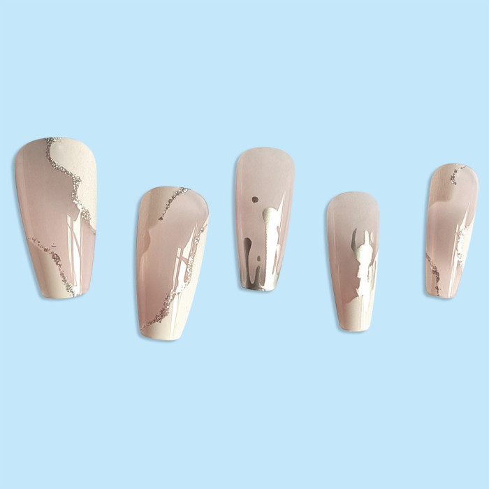 French is Exquisite Detachable Pure Desire Jelly Gel Nail Art