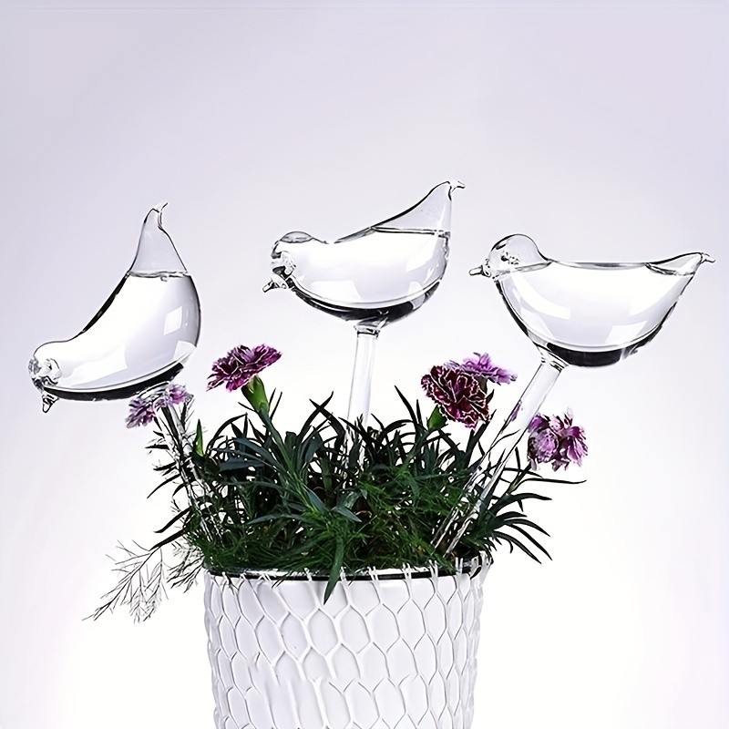 5\u002F10 Pack Of Bird-Shaped Self-Watering Globes - Perfect For Automatic Flower Watering And Home Garden Tools