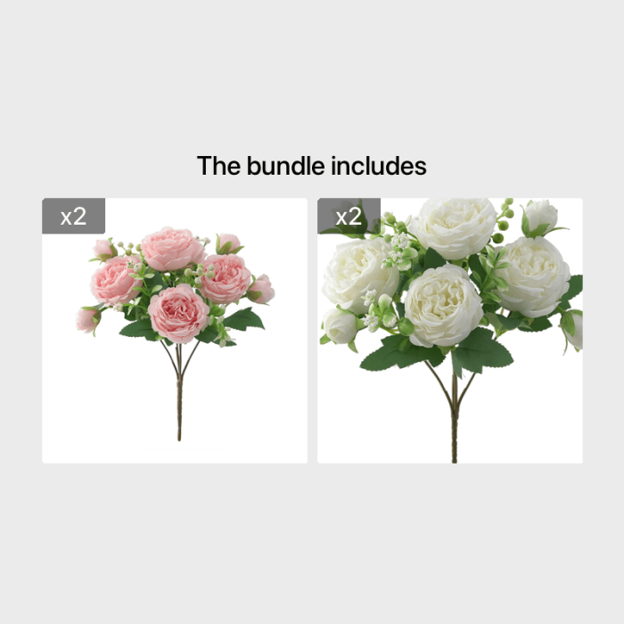 1pc 5 Heads Simulation Persian Roses for DIY Bouquets and Home Decor - Perfect for Weddings, Engagement Parties, Mother's Day, Birthdays, and More!