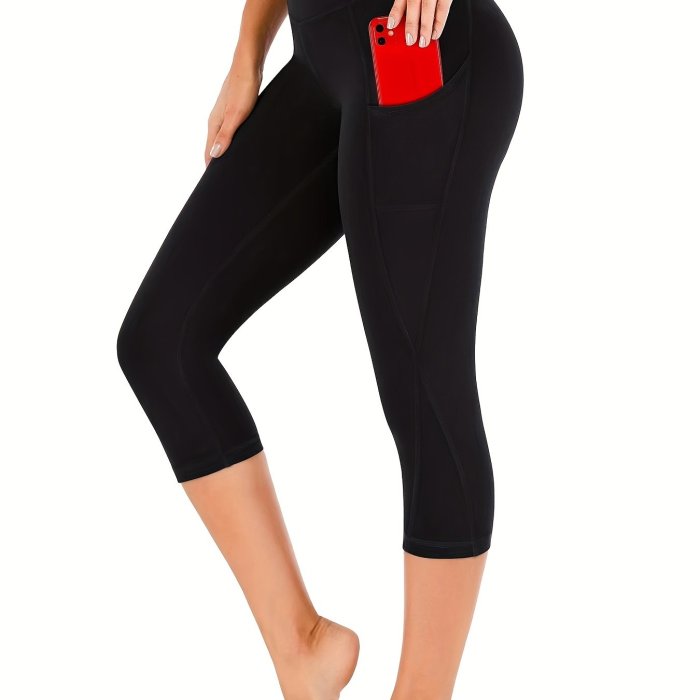 Capri Leggings For Women High Waisted Capri Leggings With Pockets For Women Yoga Pants Workout Capri Pants